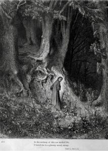 Dante in the Gloomy Wood Gustave Dore (1861)
