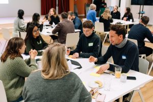 Attendees of Ralf Chille's session at the Design Matters Masterclass: Designer, Forge your Future Society.